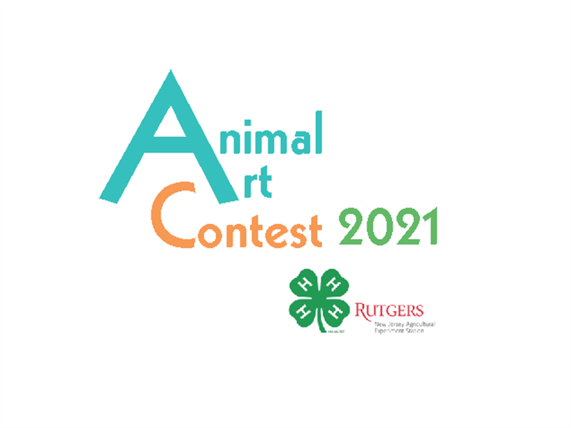 Logo for 2021 NJ 4-H Animal Art Contest