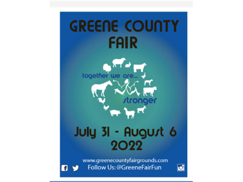 Logo for 2022 Greene County Fair