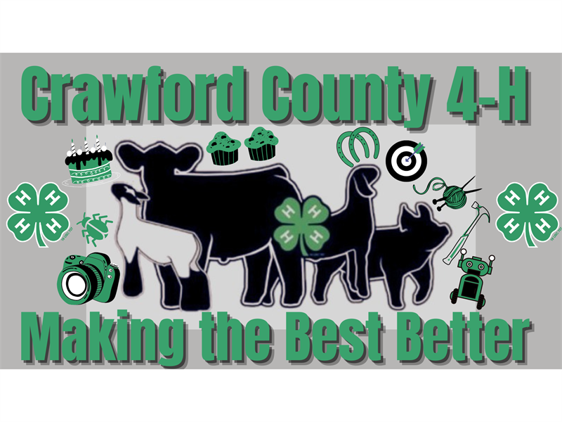 Logo for 2022 Crawford County 4-H Showcase