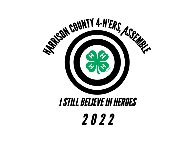 Logo for 2022 Harrison County 4-H Fair