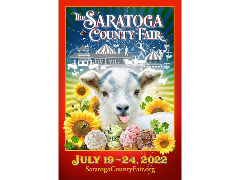 Logo for 2022 Saratoga County 4-H Fair