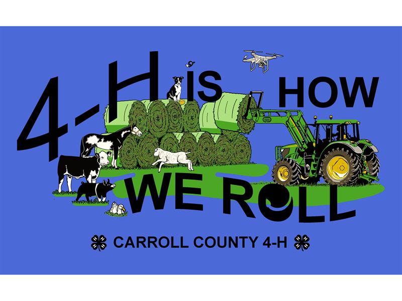 Logo for 2022 Carroll County 4-H Fair