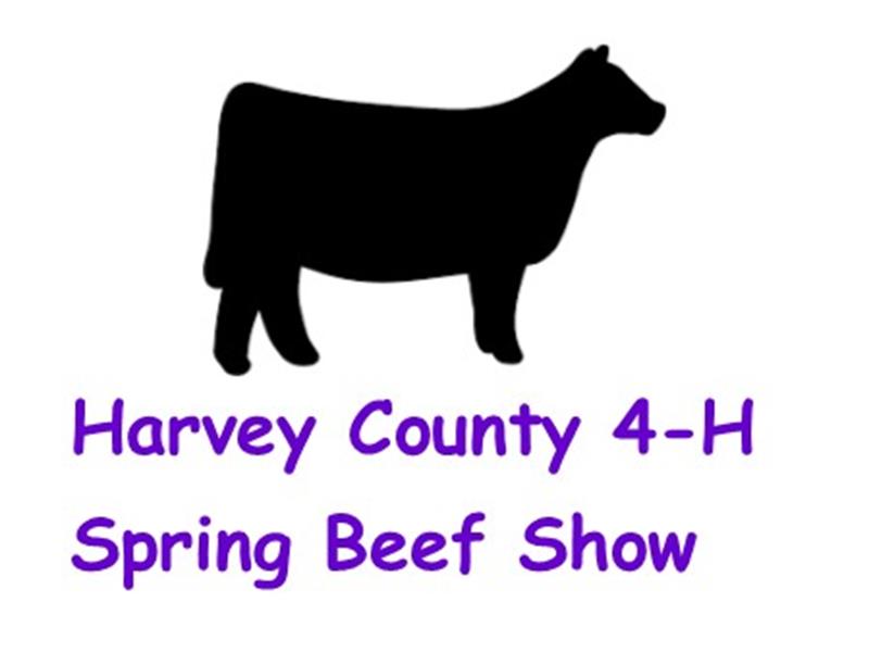 Logo for 2022 Harvey County 4-H Spring Beef Show