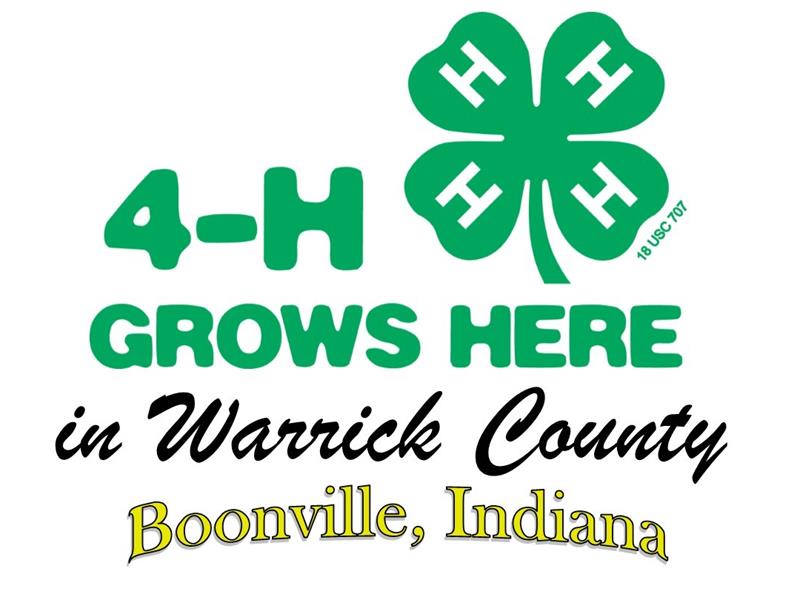 Logo for 2022 Warrick County 4-H Fair