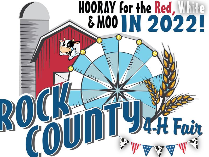 Logo for 2022 Rock County 4-H Fair