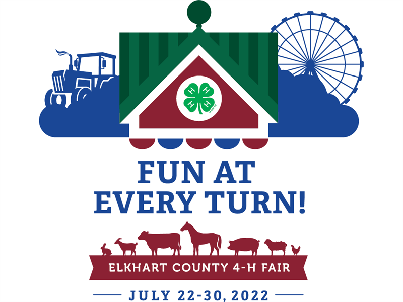 Logo for 2022 Elkhart County 4-H Fair