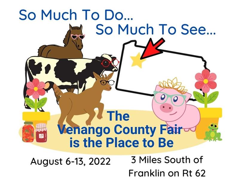 Logo for 2022 Venango County Fair