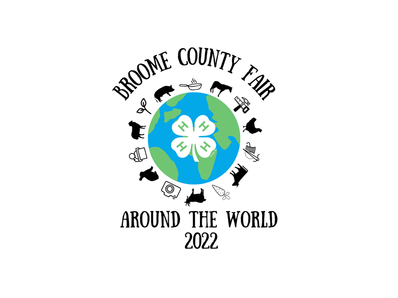 Logo for 2022 Broome County Fair 4-H