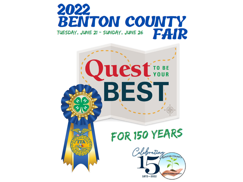Logo for 2022 Benton County Fair