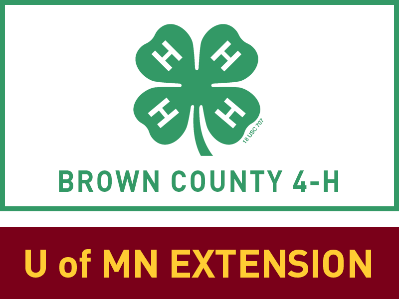 Logo for 4-H at the Brown County Free Fair