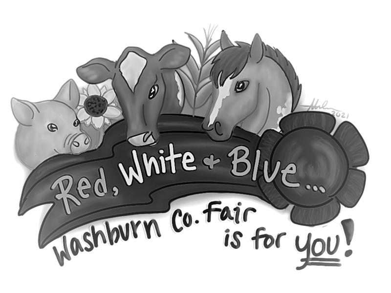 Logo for 2022 Washburn County Fair