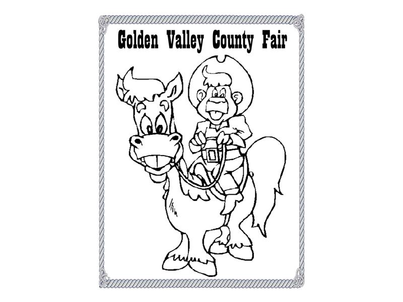Logo for 2022 Golden Valley County Fair