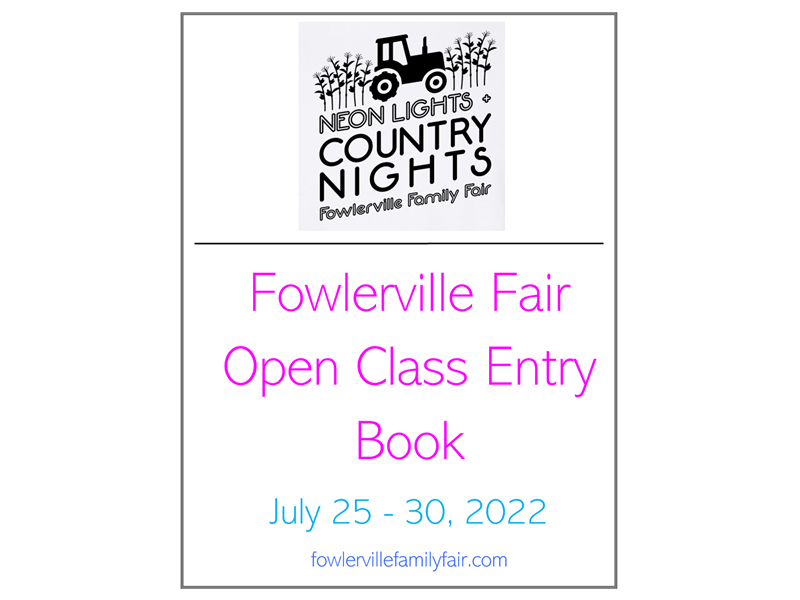 Logo for 2022 Fowlerville Family Fair Open Class Event