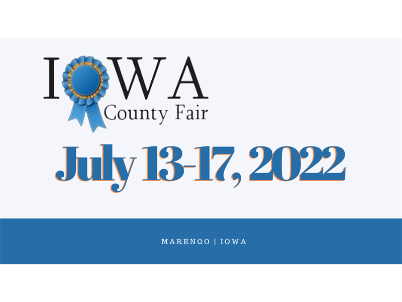 Logo for 2022 Iowa County Fair