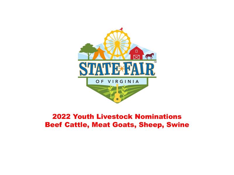 Logo for 2022 SFVA Youth Livestock Nominations