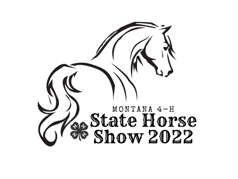 Logo for 2022 Montana 4-H State Horse Show