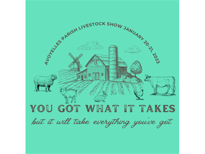 Logo for 2023 Avoyelles Parish Jr. Livestock Show