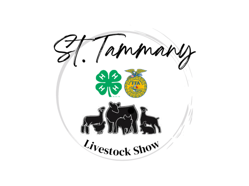 Logo for 2023 St. Tammany 4-H/FFA Jr. Livestock Show