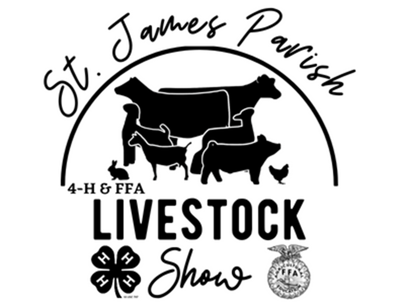 Logo for 2023 St. James Parish 4-H/FFA Livestock Show