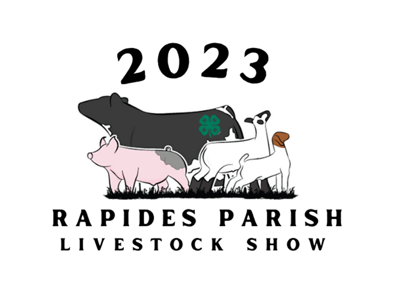 Logo for 2023 Rapides Parish Livestock Show