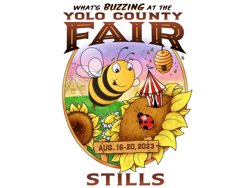 Logo for 2023 Yolo County Fair Stills