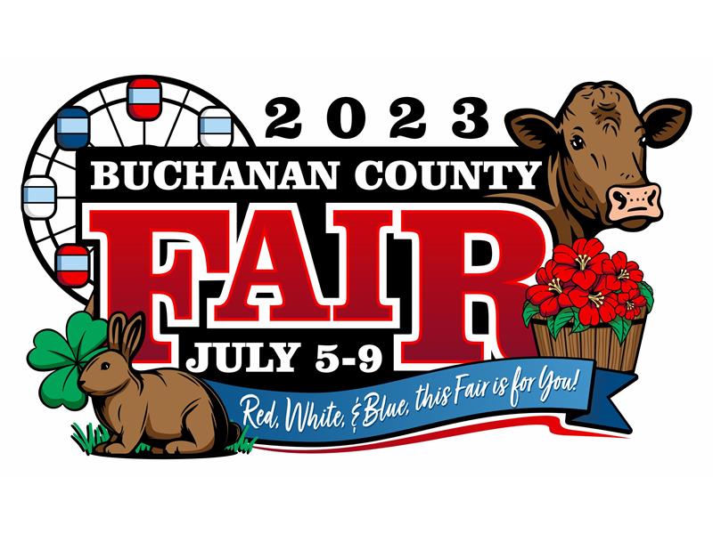 Logo for 2023 Buchanan County Fair
