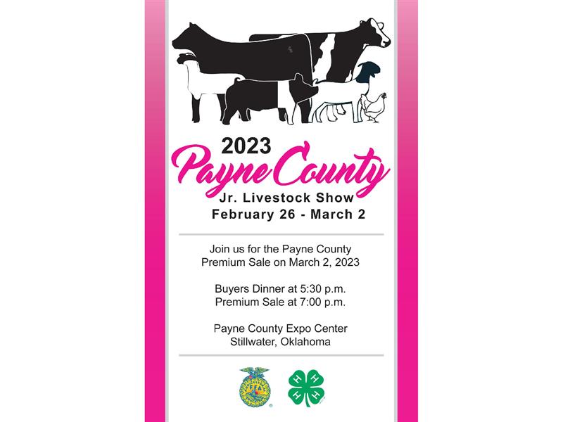Logo for 2023 Payne County Jr. Livestock Show