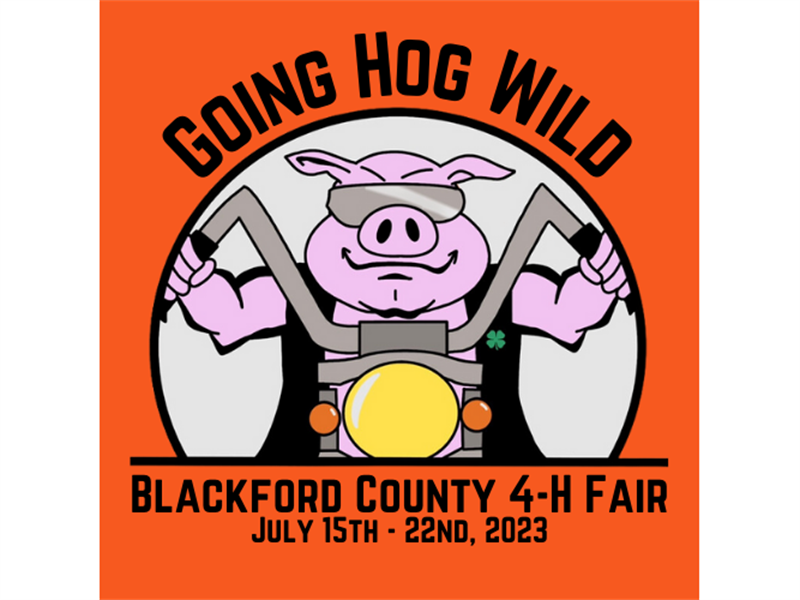 Logo for 2023 Blackford County 4-H and Open Fair