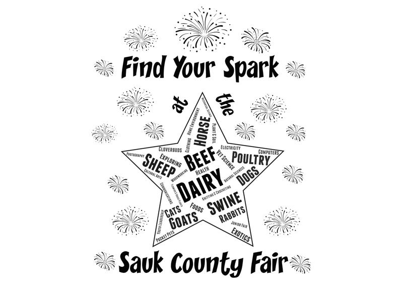 Logo for 2023 Sauk County Junior Fair