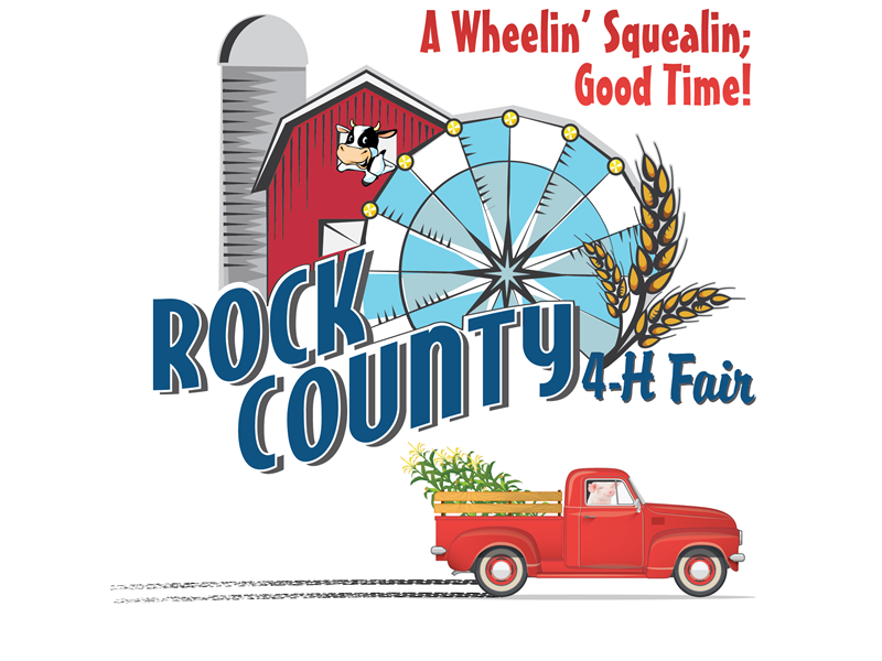 Logo for 2023 Rock County 4-H Fair