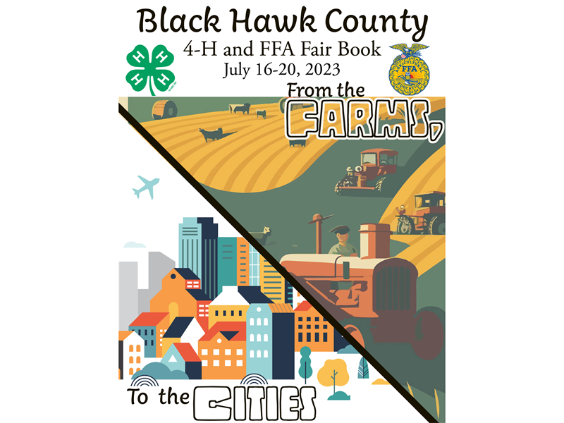 Logo for 2023 Black Hawk County 4-H & FFA Fair