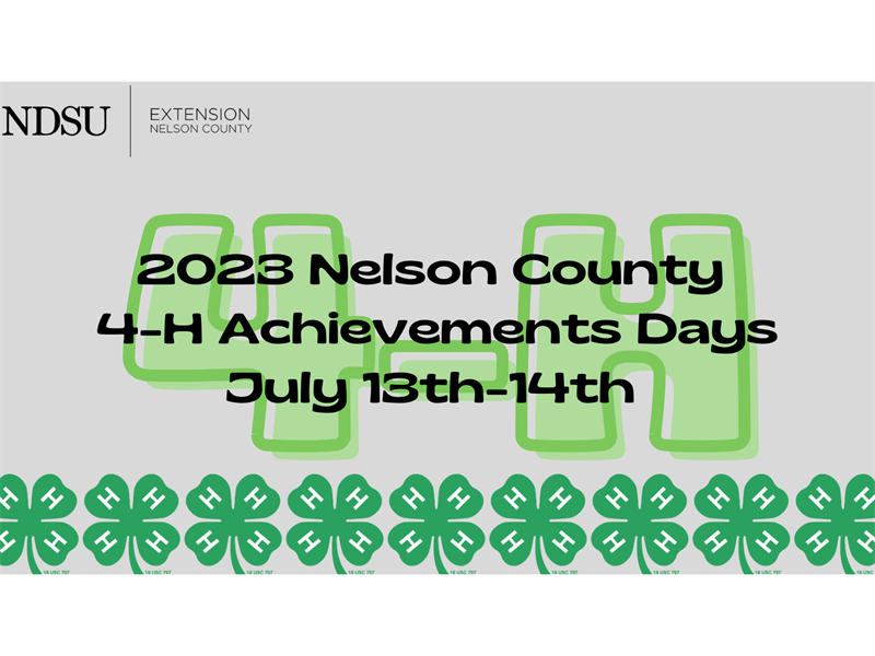 Logo for 2023 Nelson County 4-H Achievement Days
