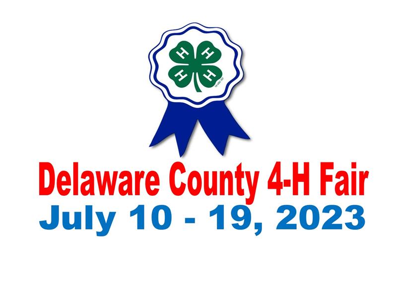 Logo for 2023 Delaware County 4-H Fair