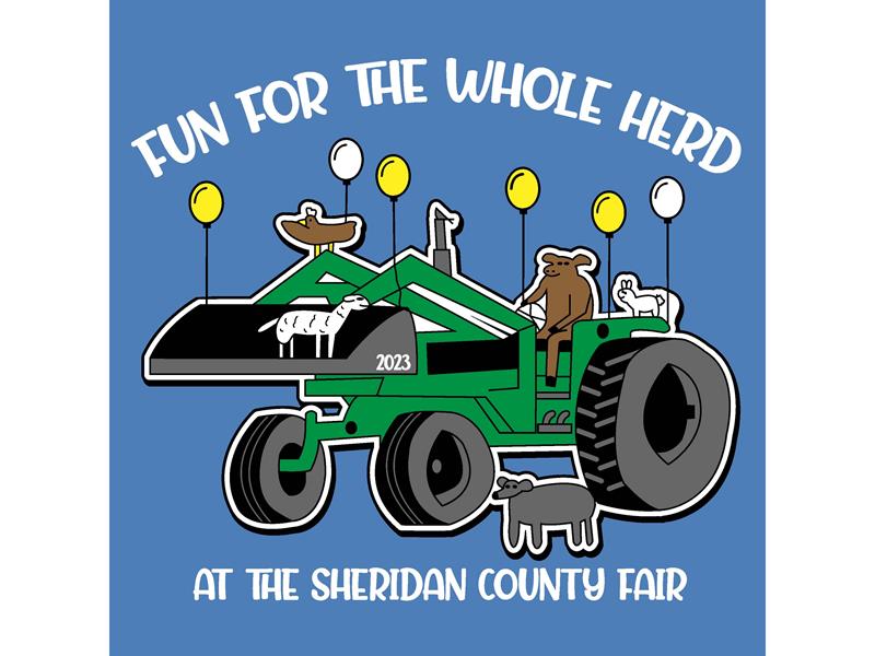 Logo for 2023 Sheridan County Fair