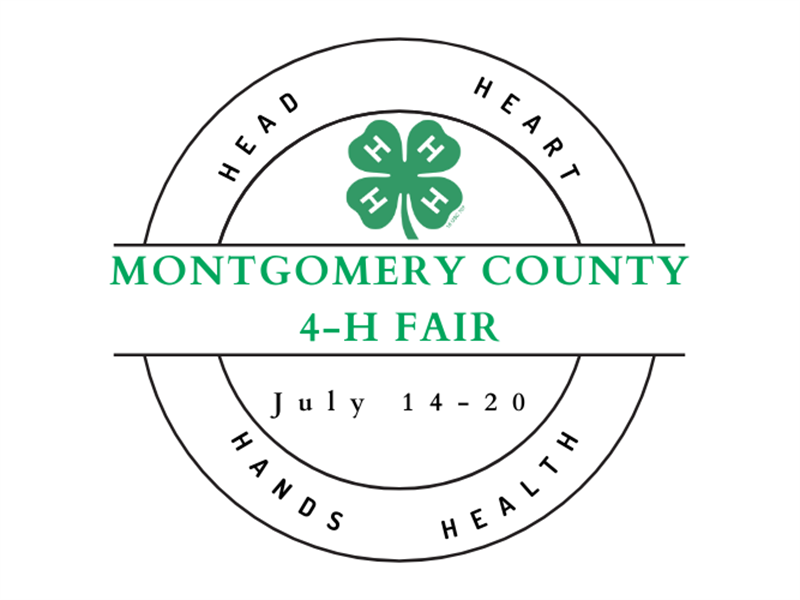 Logo for 2023 Montgomery County 4-H Fair