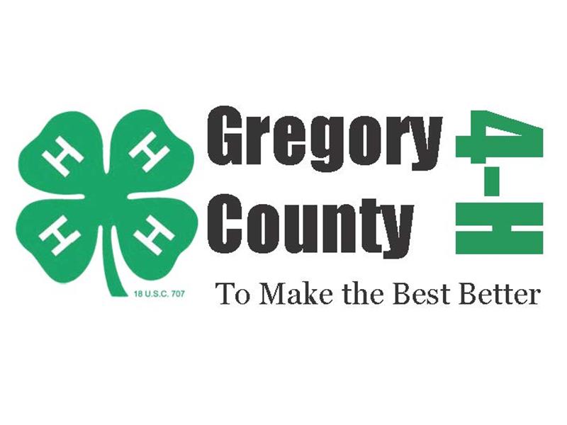 Logo for 2023 Gregory County 4-H Achievement Days
