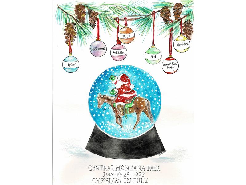 Logo for 2023 Central Montana Fair