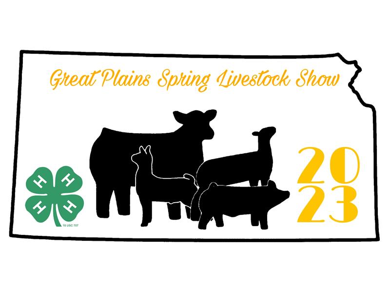 Logo for 2023 Great Plains Spring Livestock Show