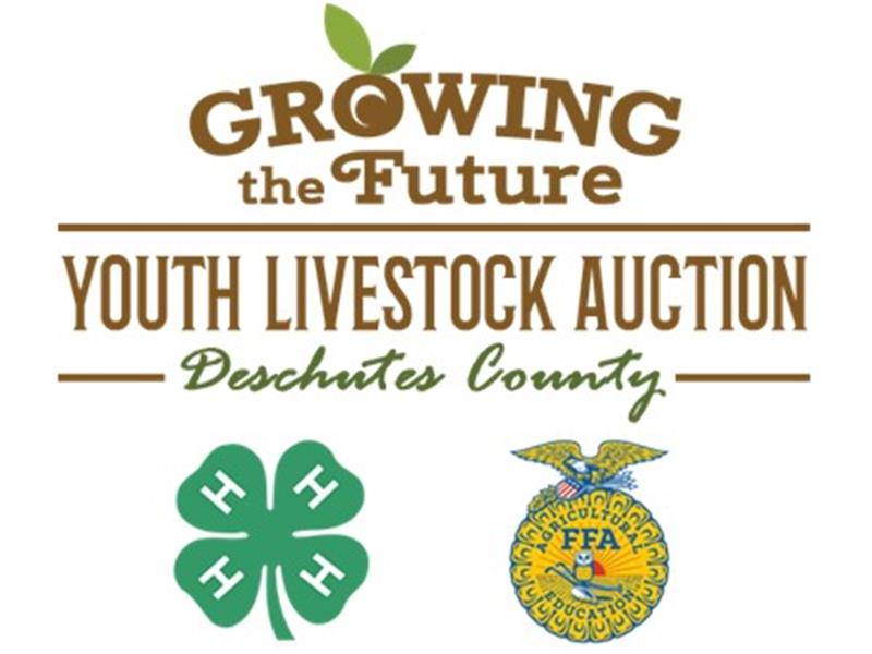 Logo for 2023 Deschutes County 4-H & FFA Livestock Auction