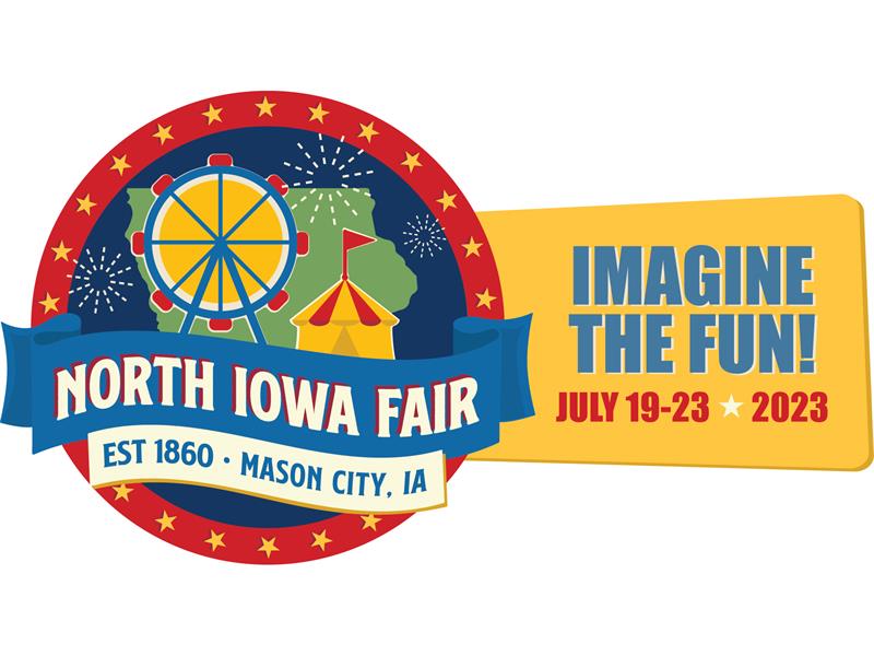 Logo for 2023 North Iowa Fair (Open Class Exhibits)