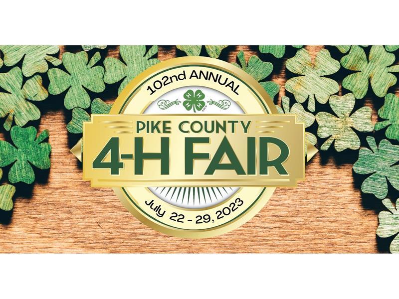 Logo for 2023 Pike County 4-H Fair