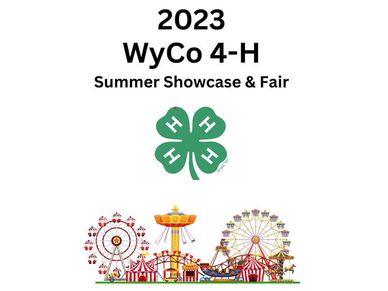 Logo for 2023 WyCo 4-H Summer Showcase