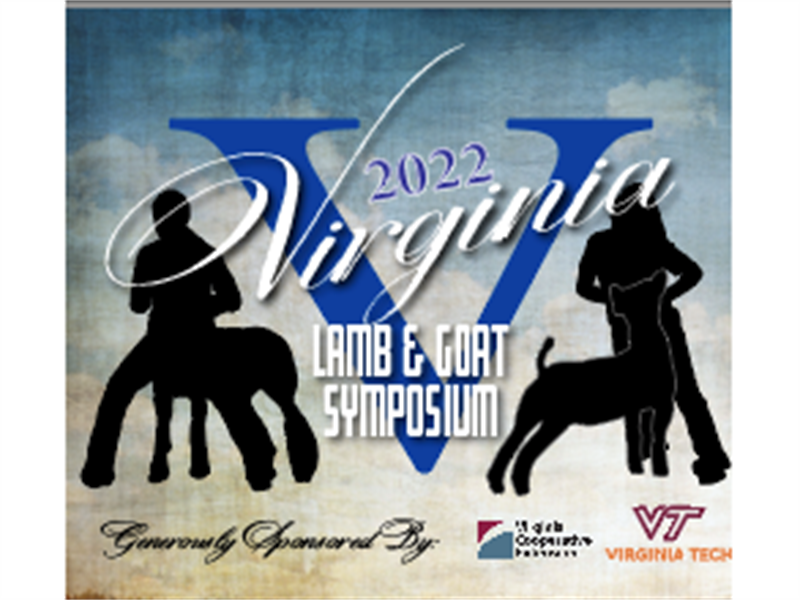 Logo for 2023 VA Lamb and Goat Symposium