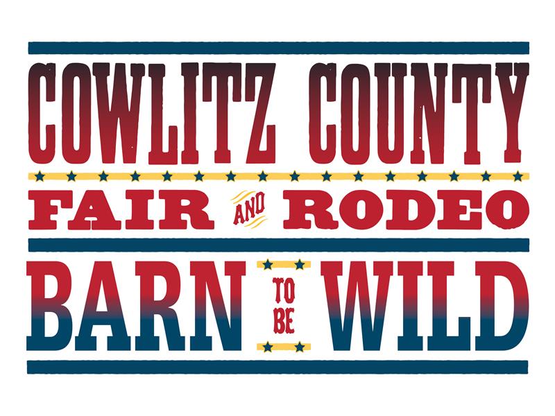 Logo for 2023 Cowlitz County Fair & Rodeo