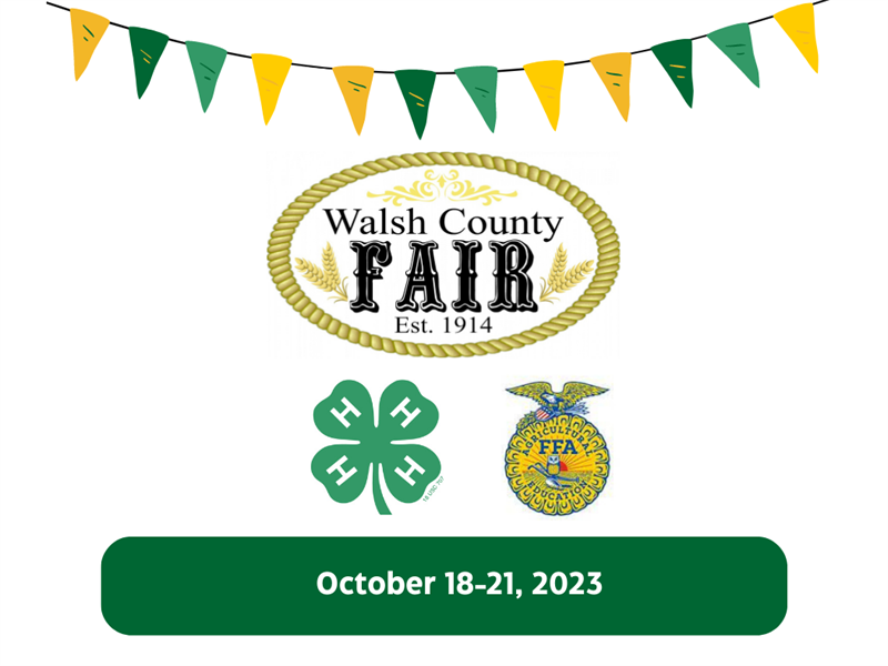 Logo for 2023 Walsh County Fair