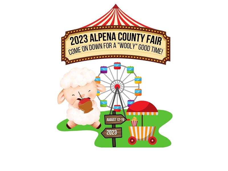Logo for 2023 Alpena County Fair