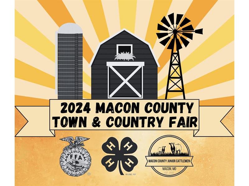 Logo for 2024 Macon County Town and Country Fair