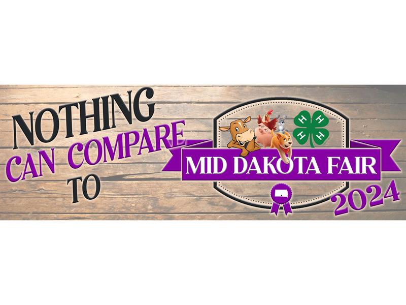 Logo for 2024 Mid Dakota Fair