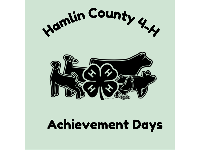 Logo for 2026 Hamlin County 4-H Achievement Days
